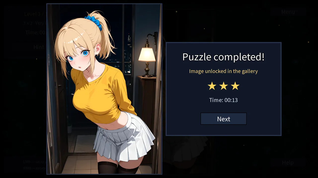 My Hentai Waifu: Puzzle Screenshot 7