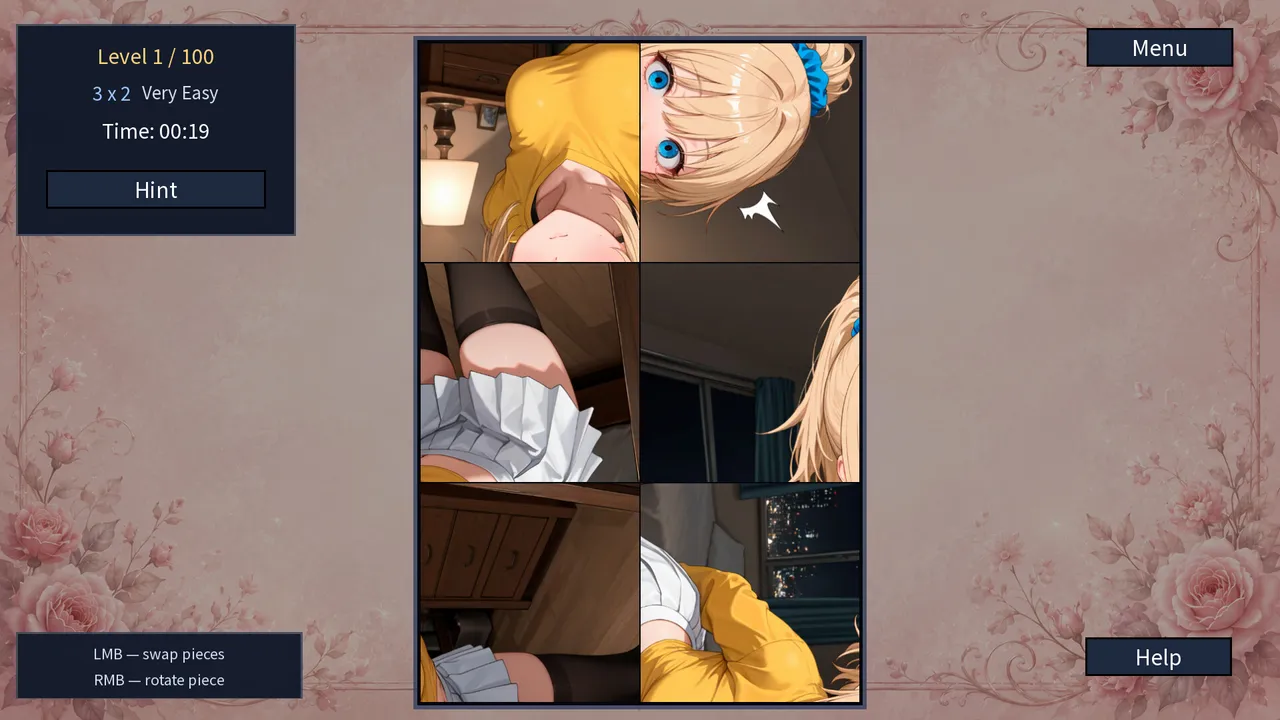 My Hentai Waifu: Puzzle Screenshot 3