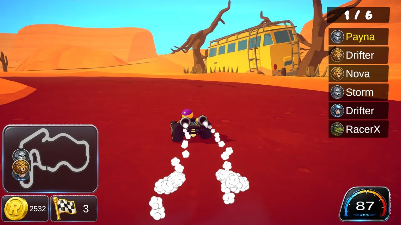 Kachow Kart Racing Screenshot 1