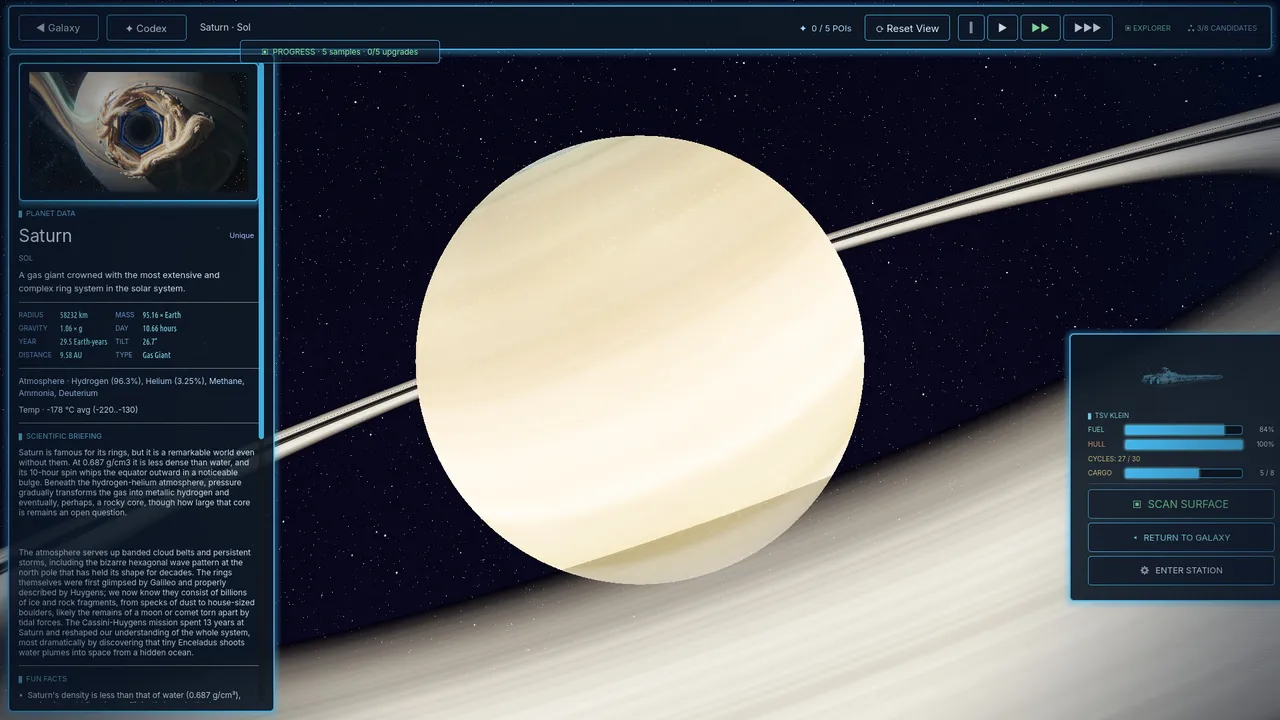 Space Planet Explorer Screenshot 0