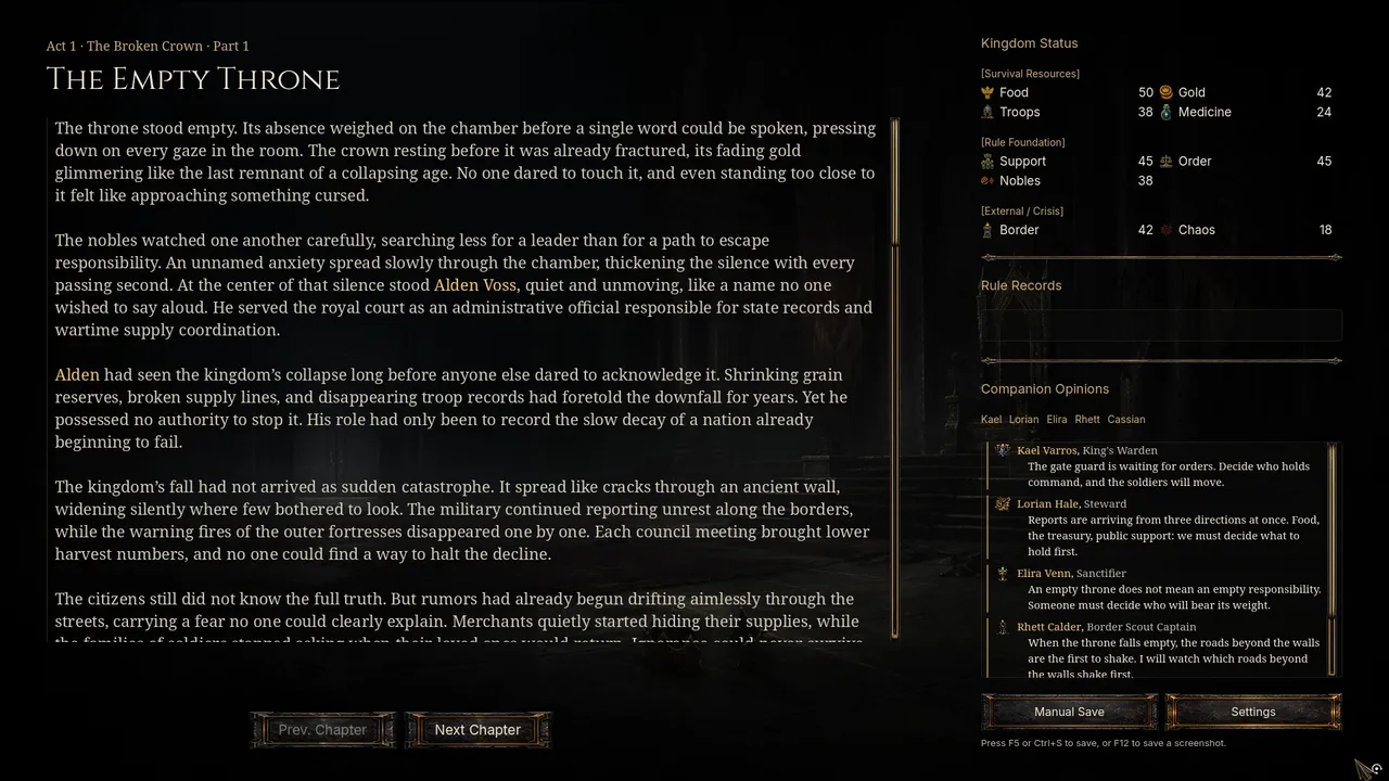The Broken Crown Screenshot 1