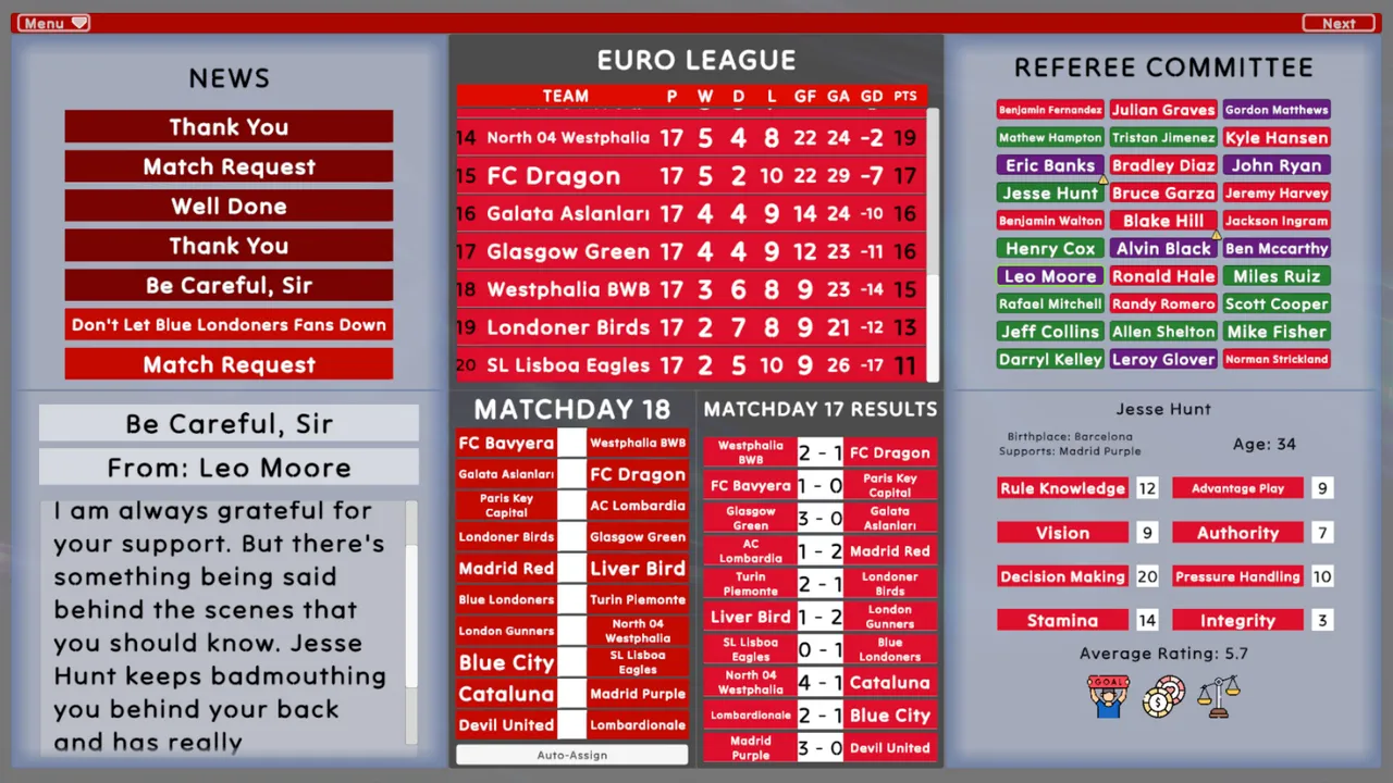 The Referee Committee Screenshot 7