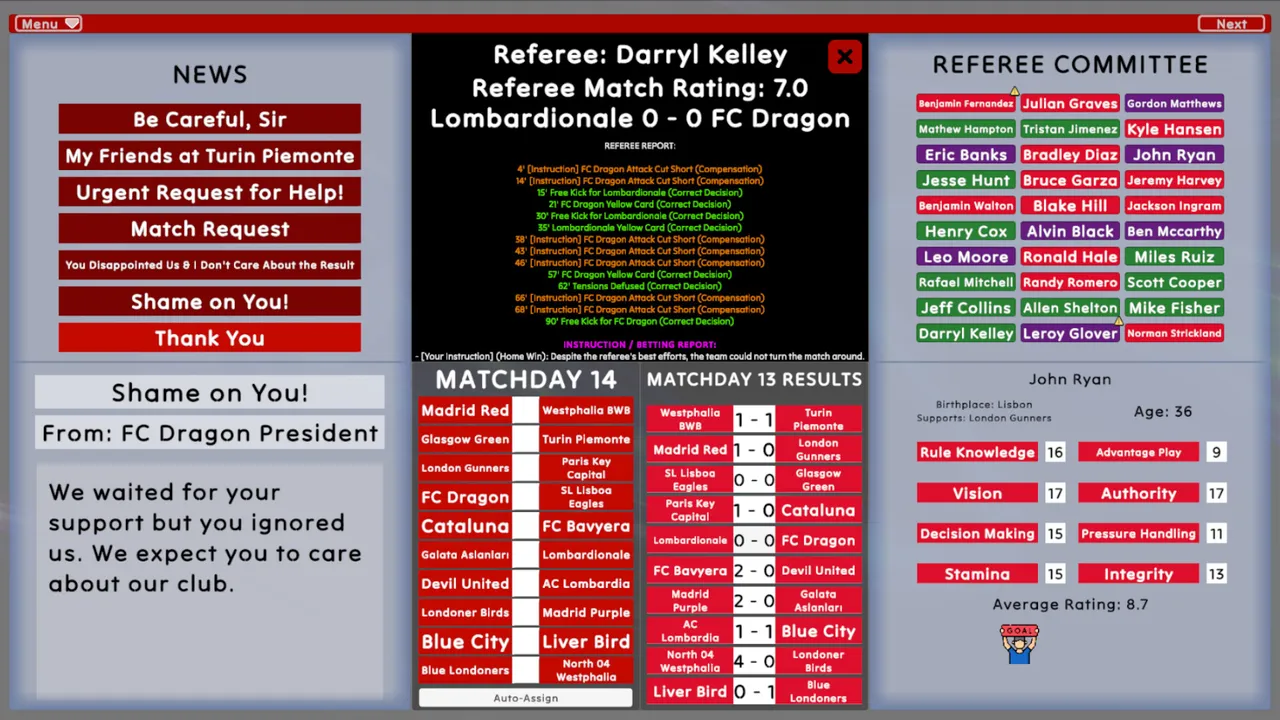 The Referee Committee Screenshot 6