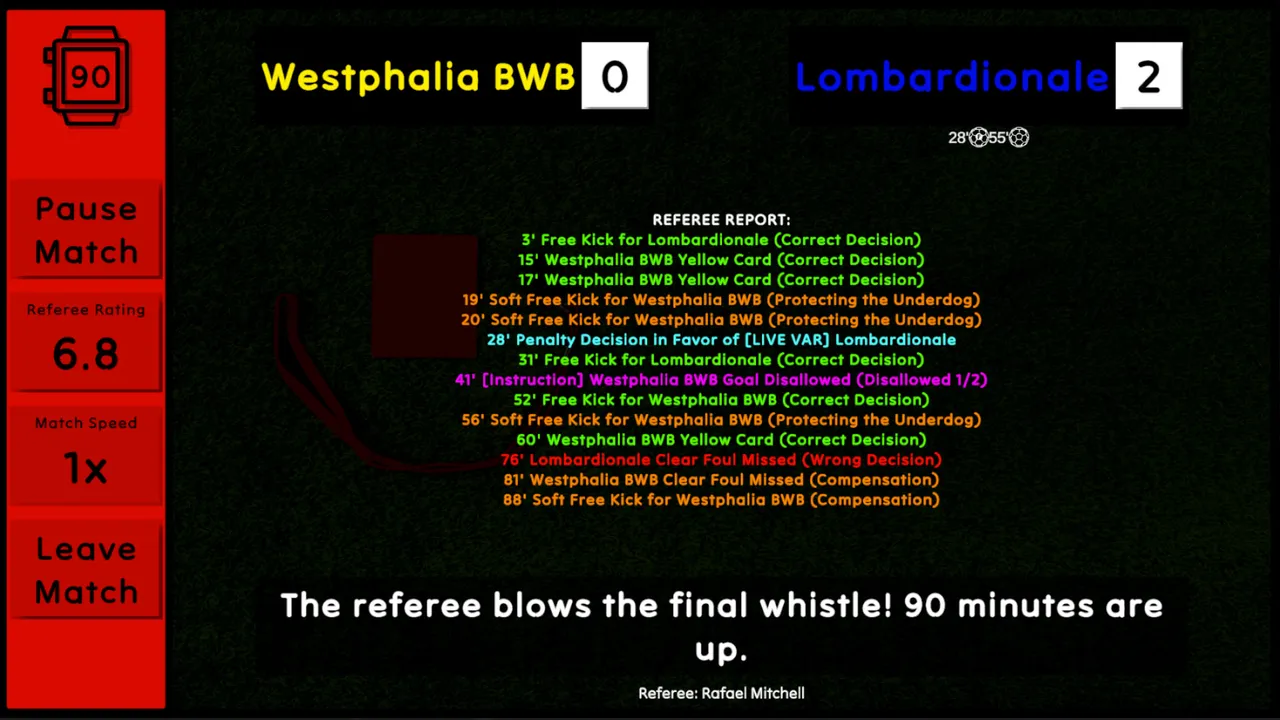 The Referee Committee Screenshot 3