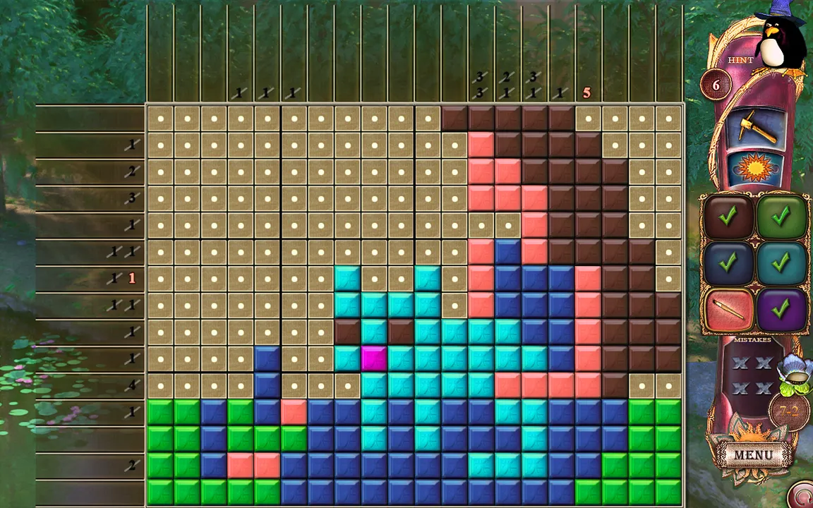 Fantasy Mosaics 26: Fairytale Garden Screenshot 2