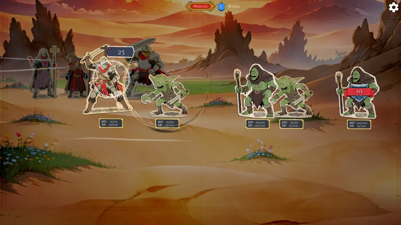 Paperclash Tactics Screenshot 1