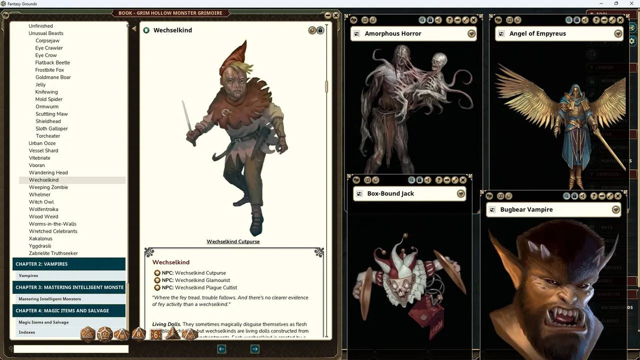 Fantasy Grounds - Grim Hollow: Monster Grimoire Screenshot 0