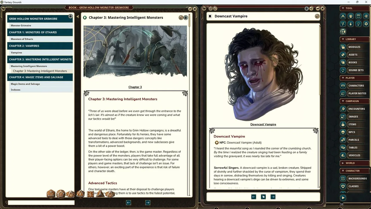 Fantasy Grounds - Grim Hollow: Monster Grimoire Screenshot 1