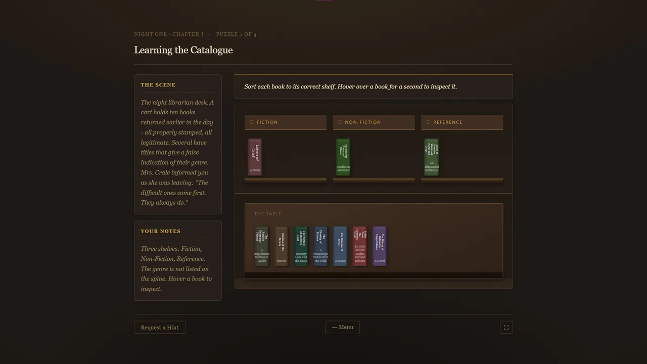 The Night Librarian Screenshot 1