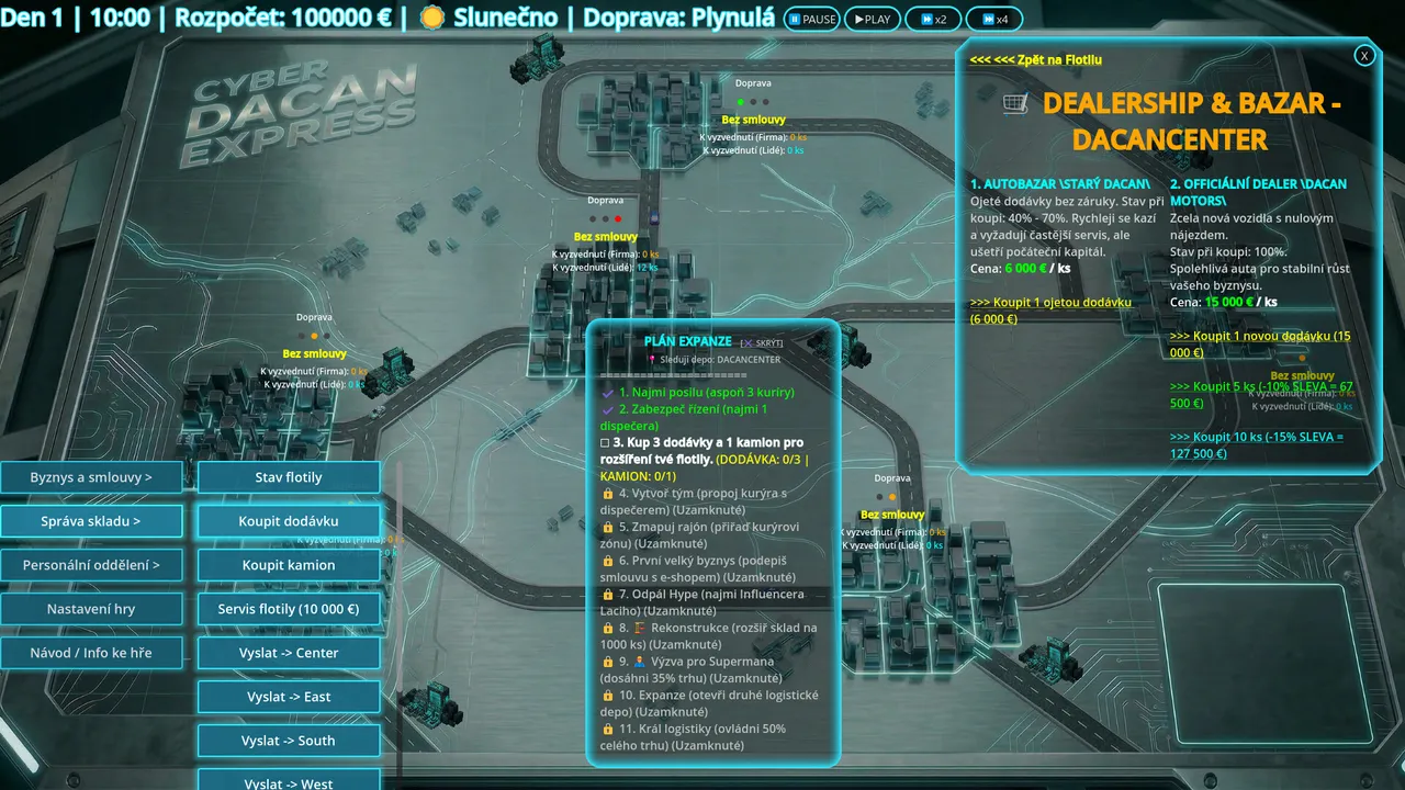 Dacan Express: Logistic manager Demo Screenshot 2