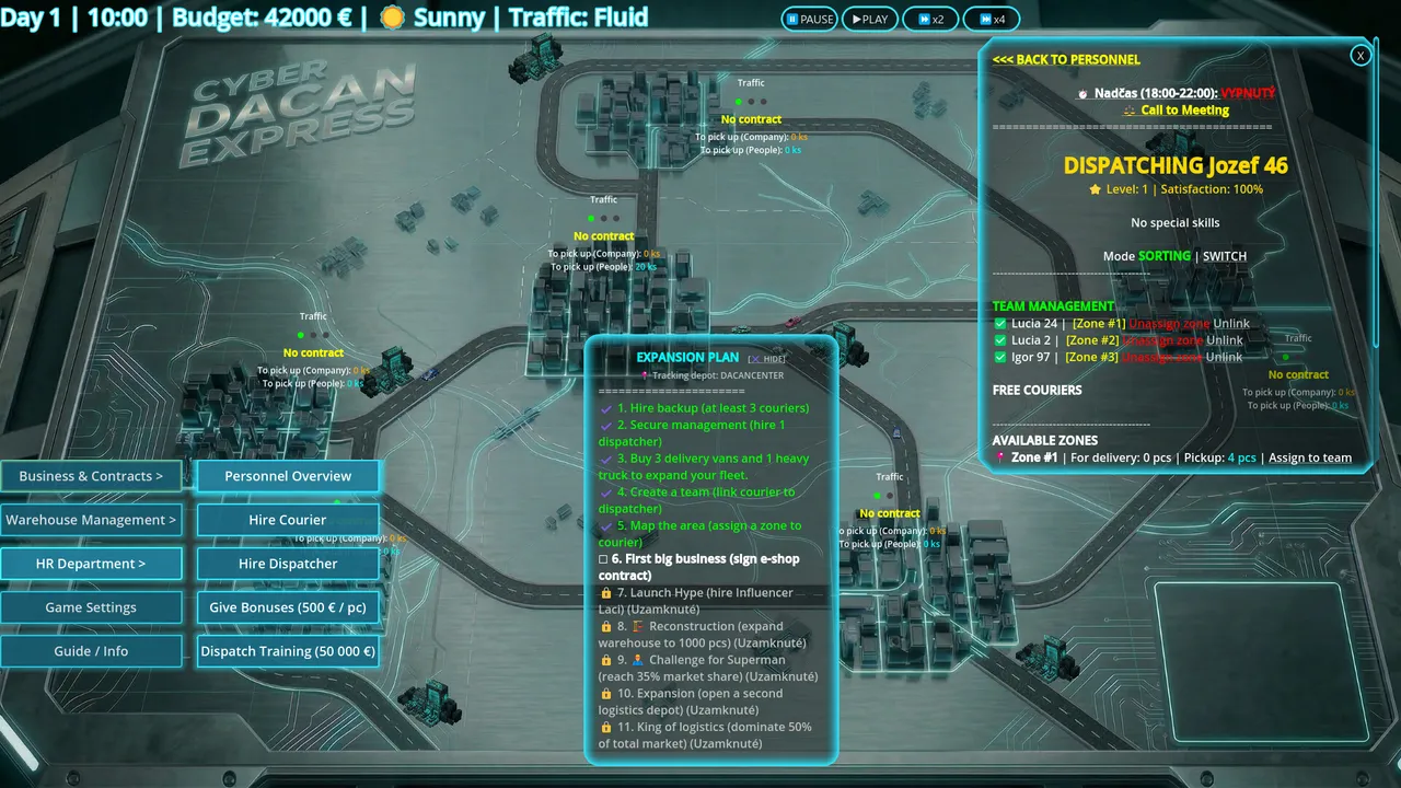 Dacan Express: Logistic manager Demo Screenshot 0