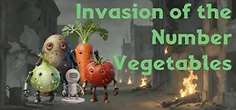 Invasion of the Number Vegetables