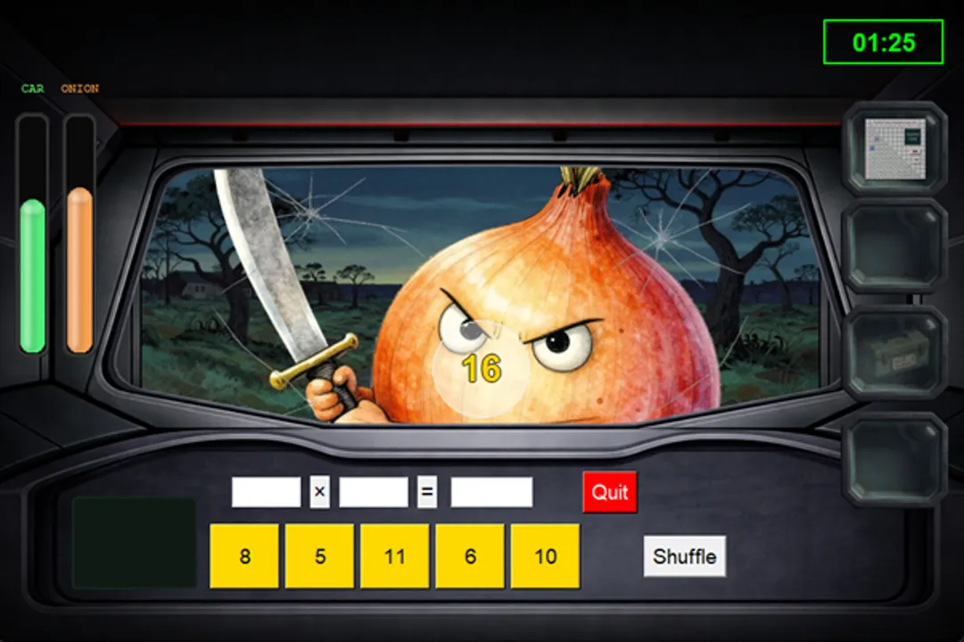 Invasion of the Number Vegetables Screenshot 1