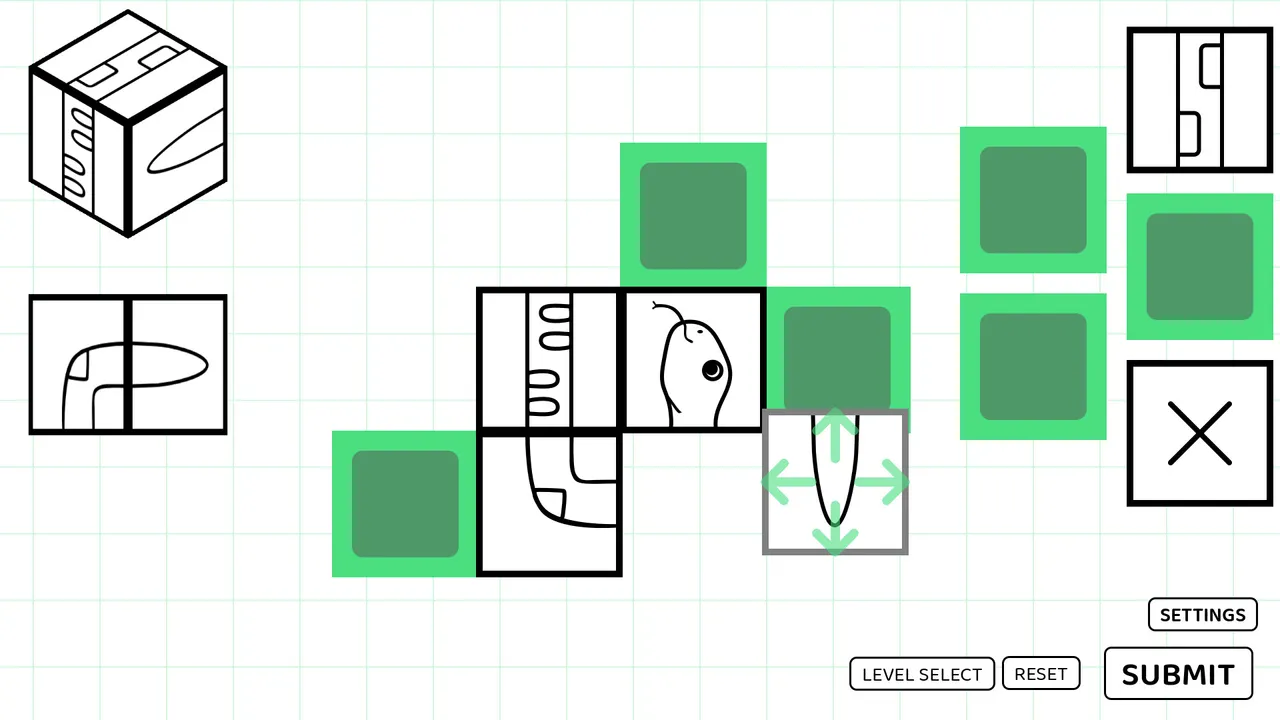 A Puzzle game where you fold Dice Screenshot 4