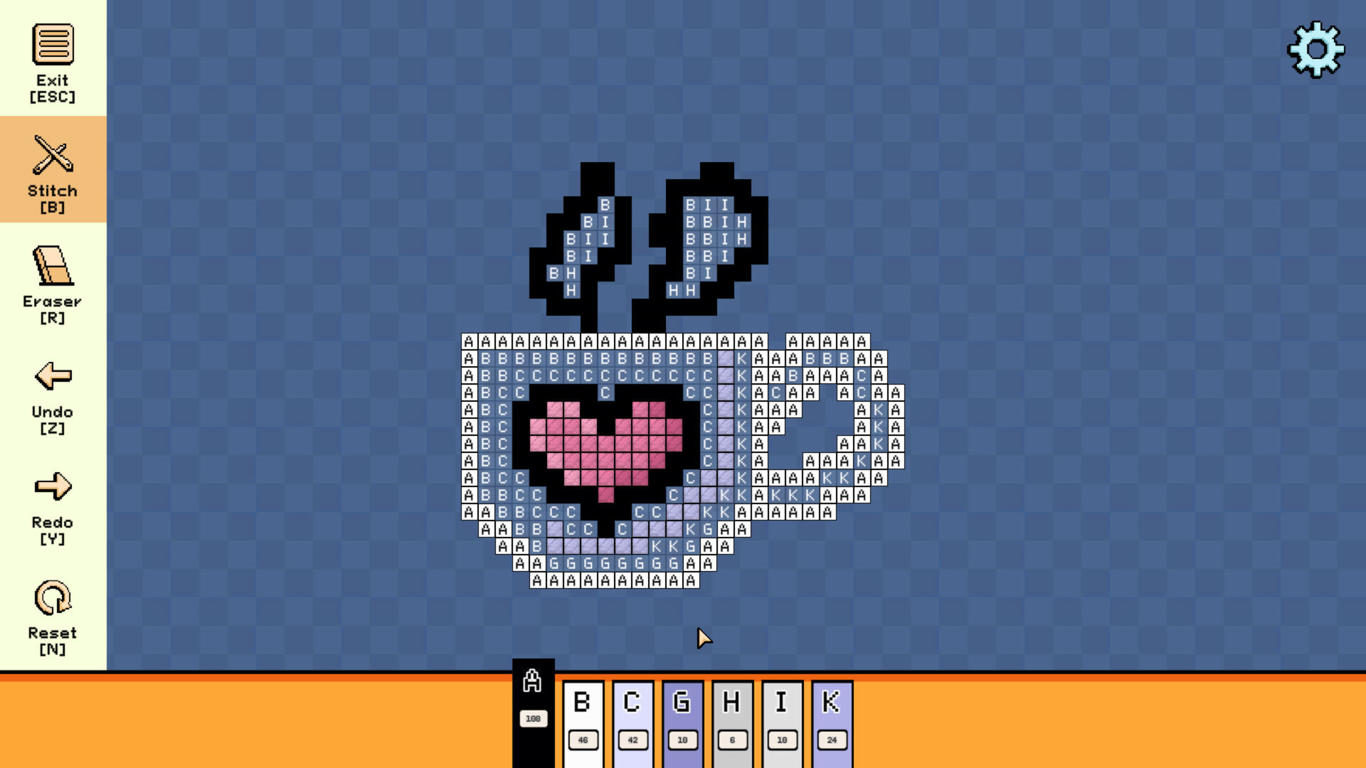 Pixel Cross Stitch - Valentine Miniatures Pack Screenshot 0