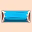 Blue color icon
