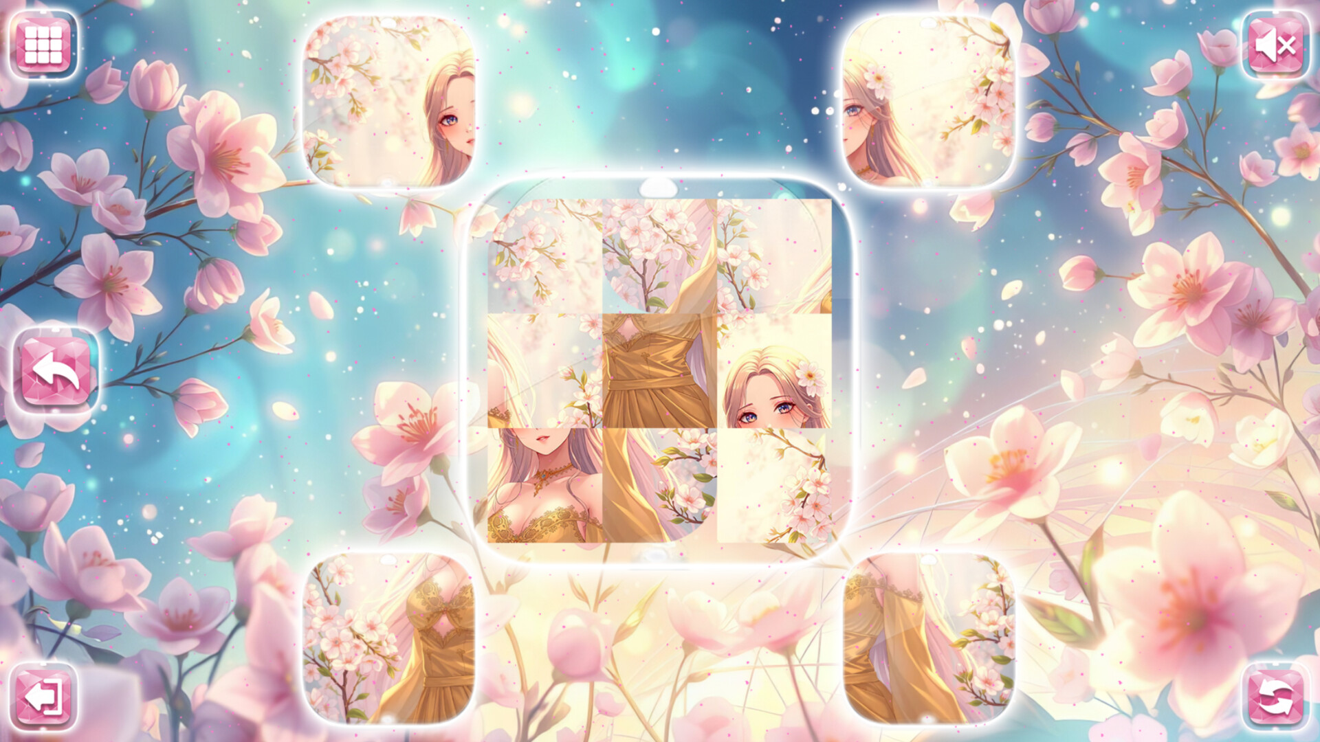 Lovely Anime Puzzle: Spring Screenshot 0