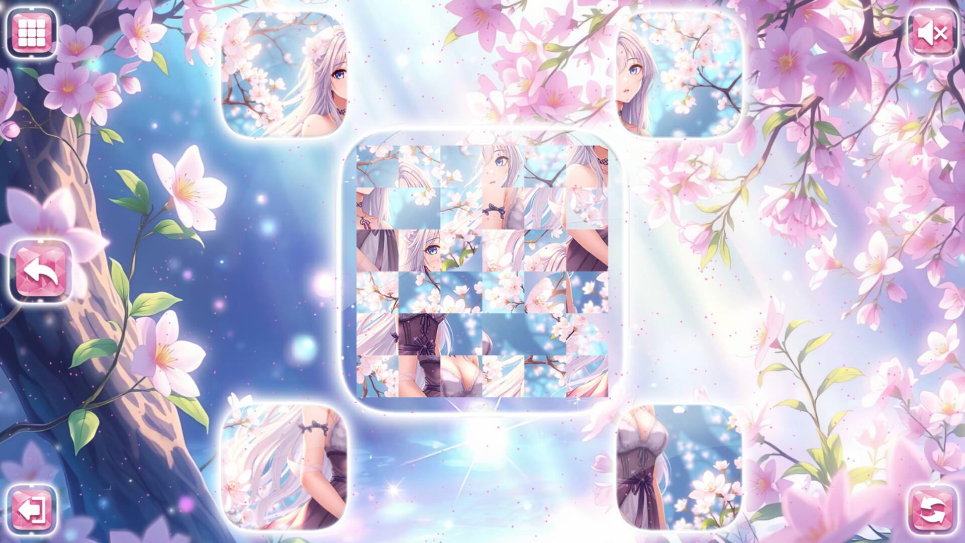 Lovely Anime Puzzle: Spring Screenshot 6