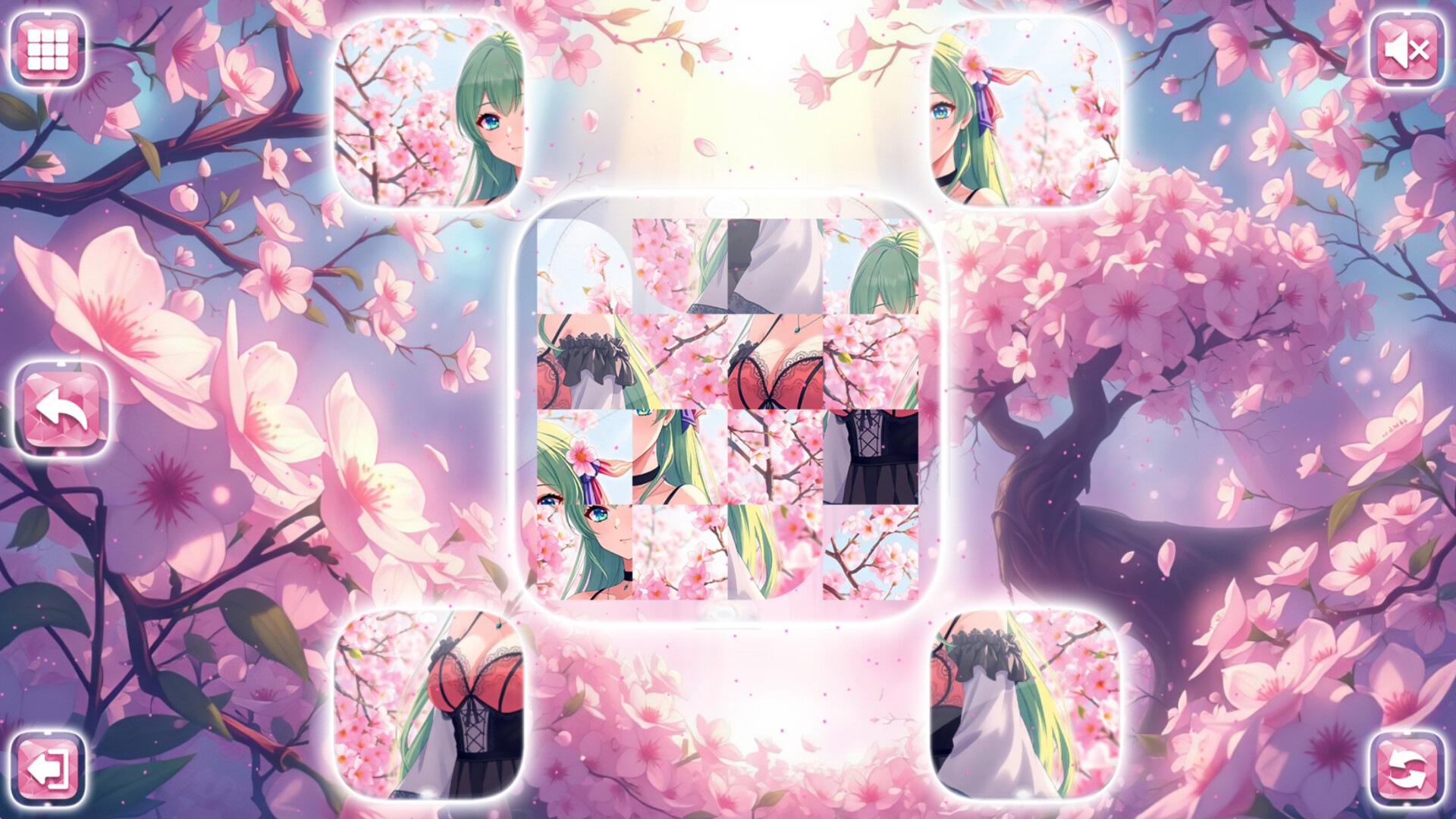 Lovely Anime Puzzle: Spring Screenshot 2