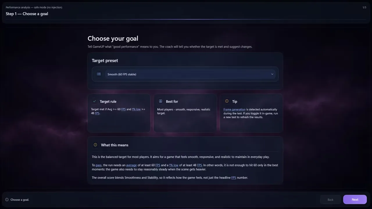 GameUP Demo Screenshot 0