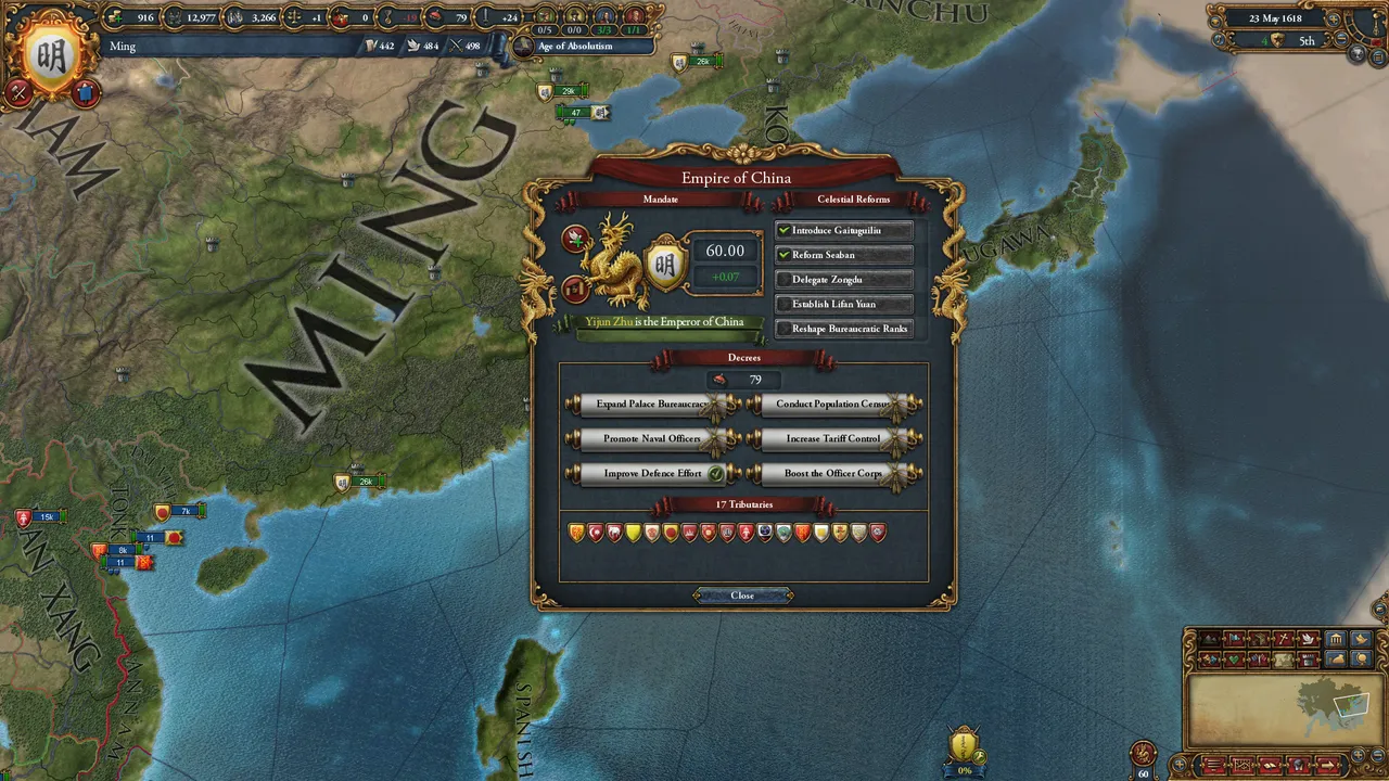 Expansion - Europa Universalis IV: Mandate of Heaven Screenshot 0