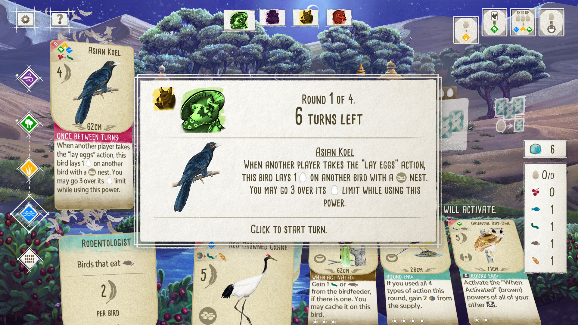 Wingspan: Asia Expansion Screenshot 4