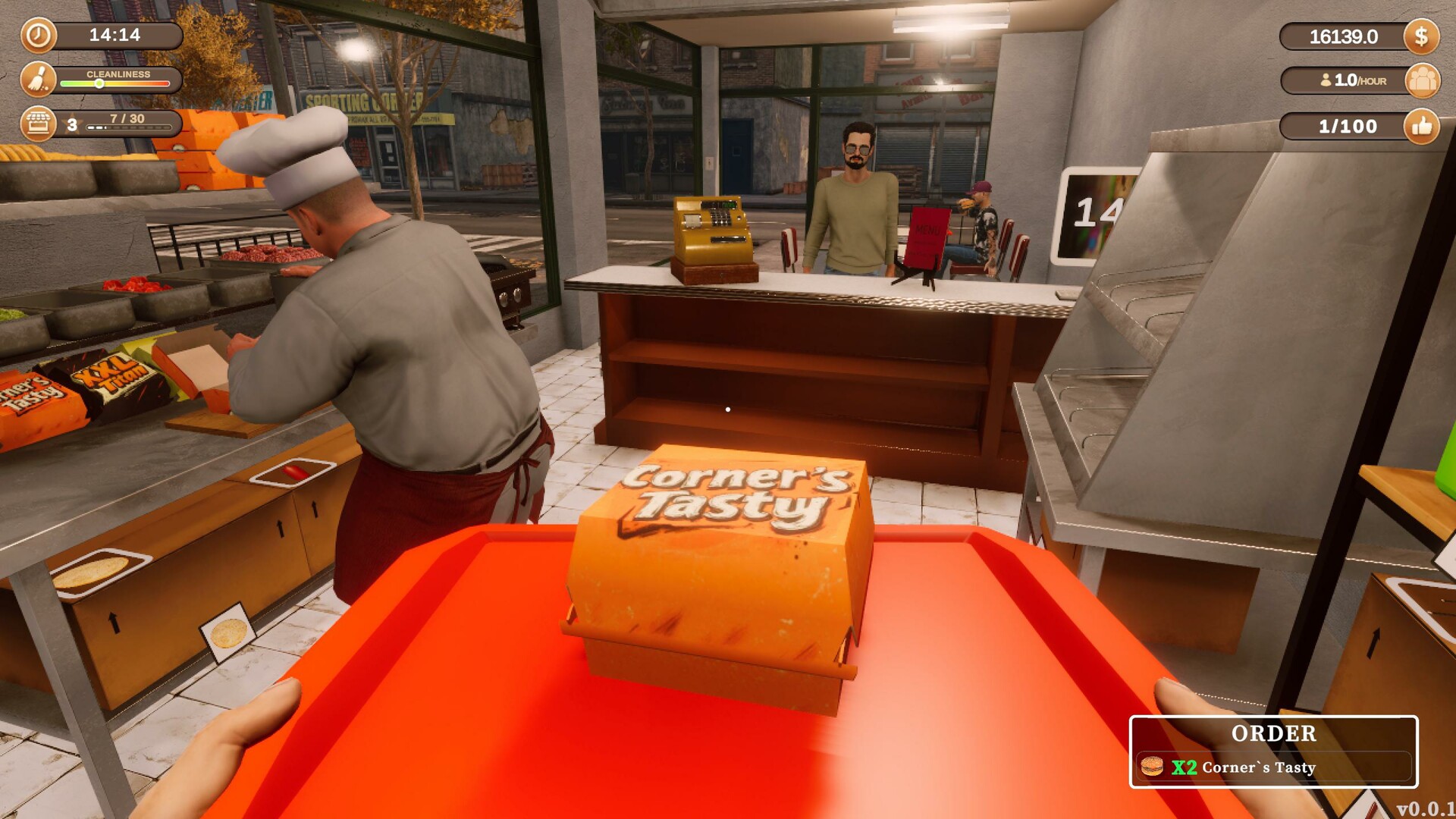Corner Kitchen Fast Food Simulator Screenshot 0