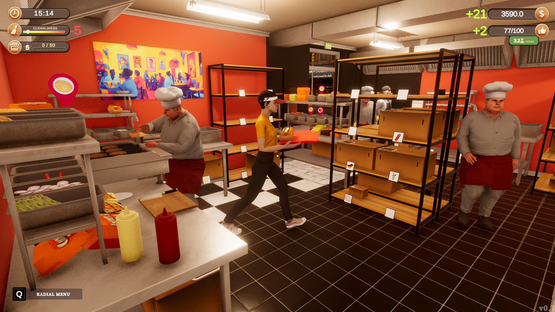 Corner Kitchen Fast Food Simulator Screenshot 5