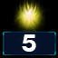 Upgrade the yellow energy 5 times icon
