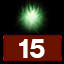 Upgrade the green energy 15 times icon