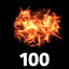 Collect 100 energy icon