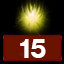 Upgrade the yellow energy 15 times icon