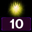 Upgrade the yellow energy 10 times icon