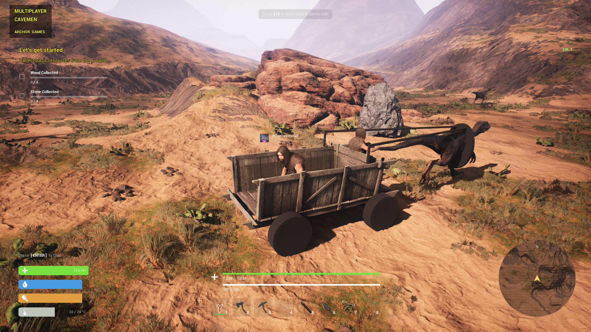 MULTIPLAYER CAVEMEN Screenshot 4