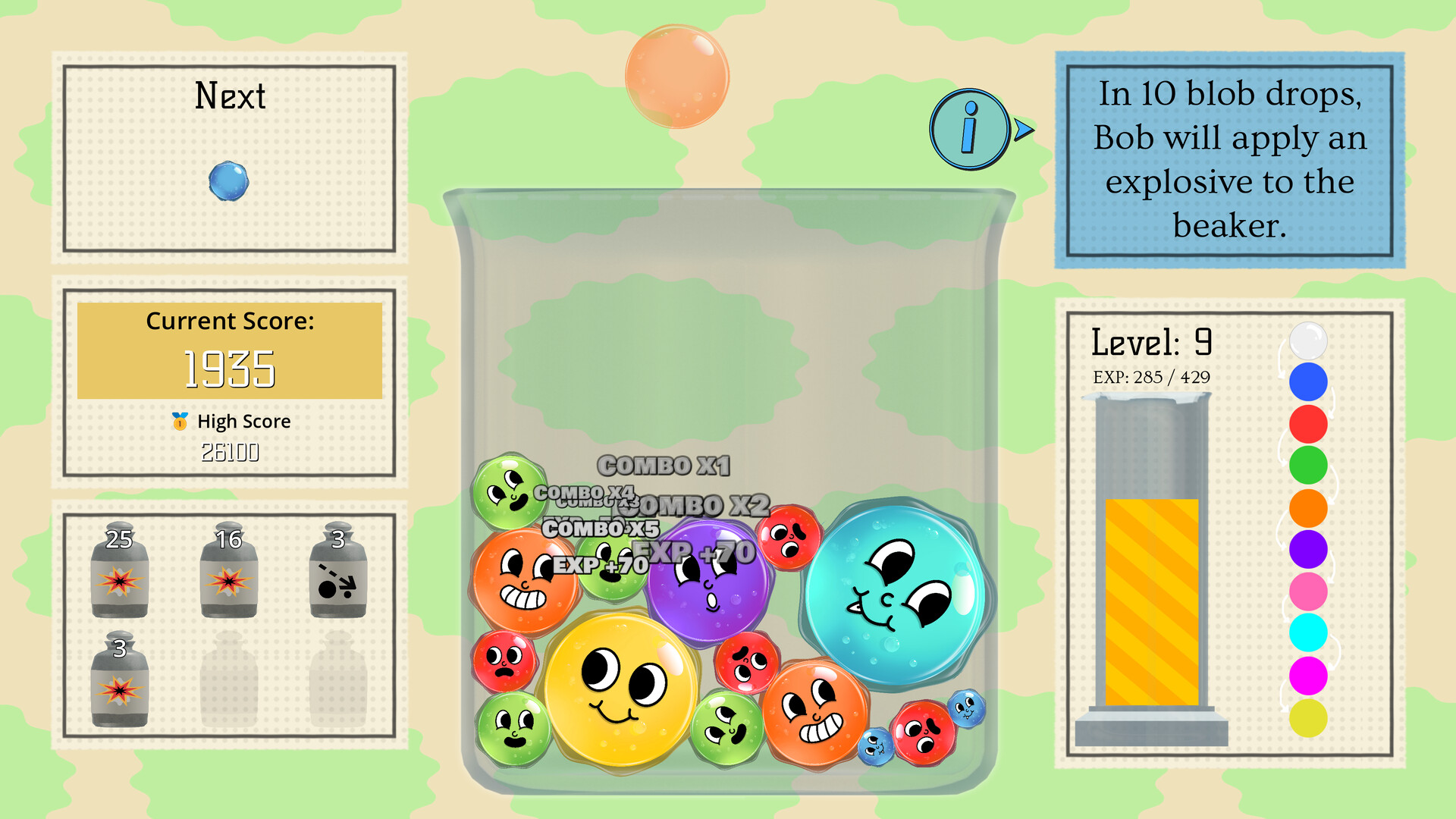 Bob's Beaker Blobs Screenshot 2