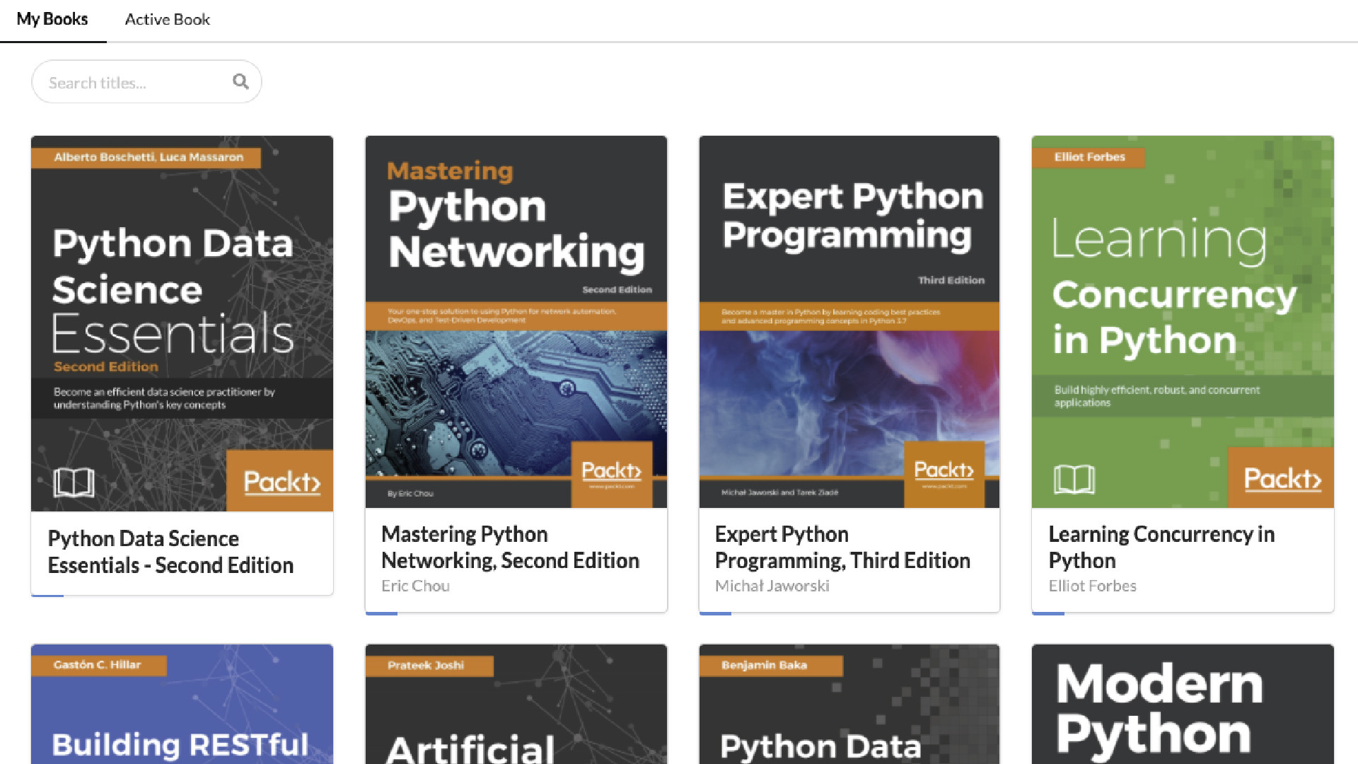 Bookshelf Screenshot 1