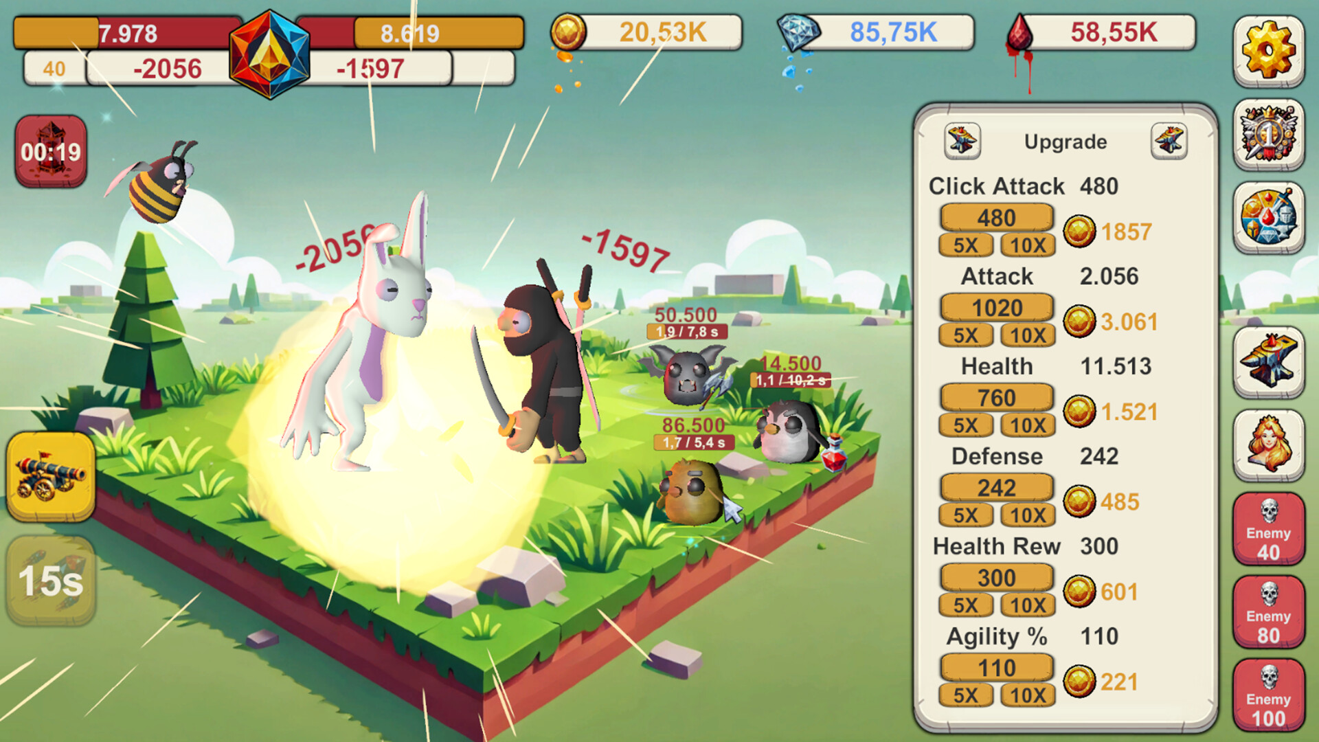 Infinite Idle: Online Clicker RPG Screenshot 1