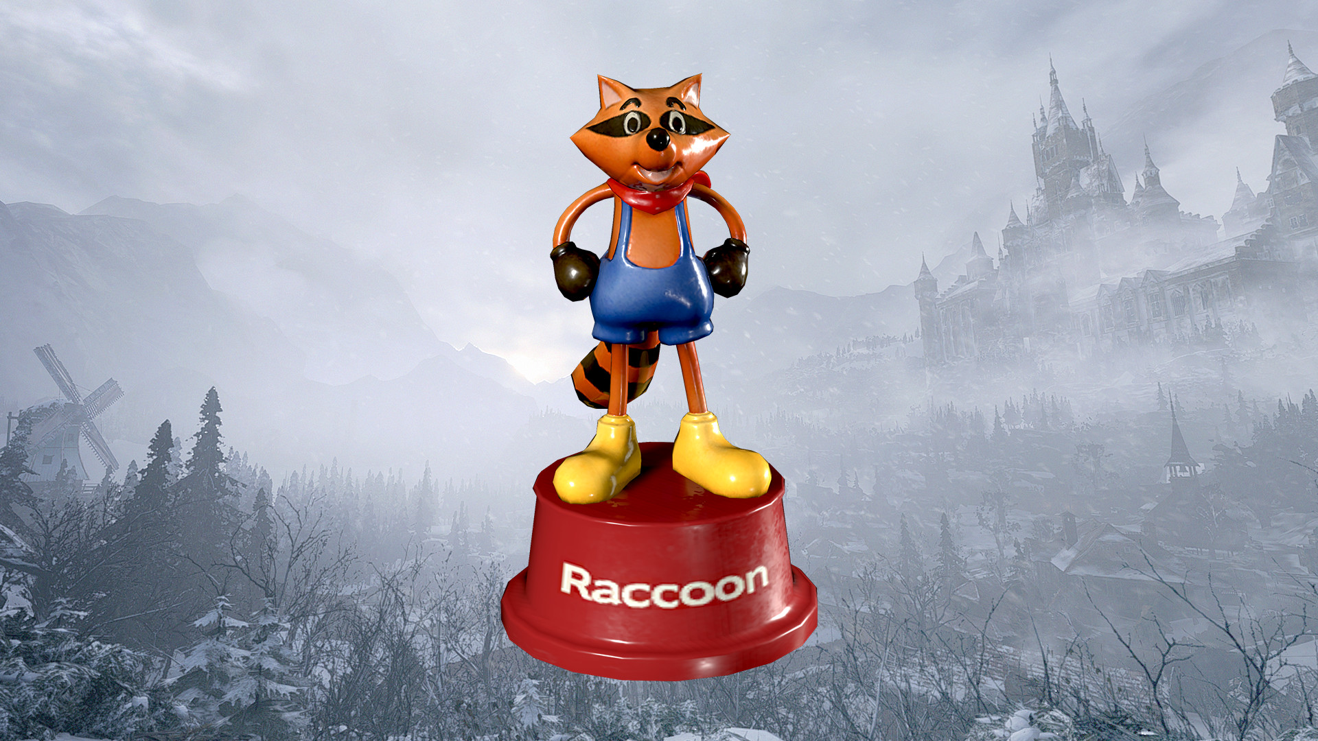 Resident Evil Village - Mr. Raccoon Weapon Charm Screenshot 0