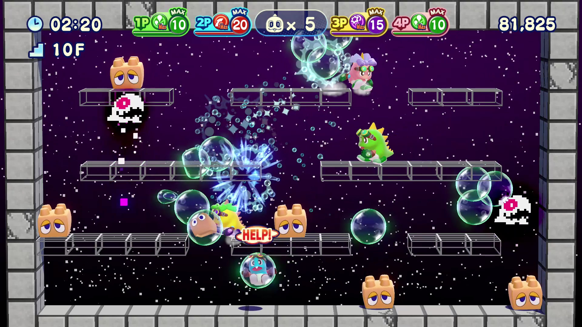 Bubble Bobble 4 Friends: The Baron's Workshop Screenshot 2