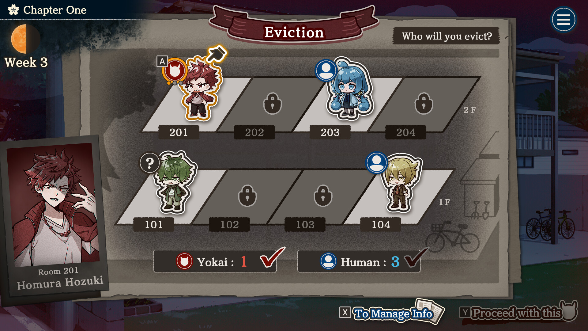 Yokai Landlord: Monster Mystery! Screenshot 1