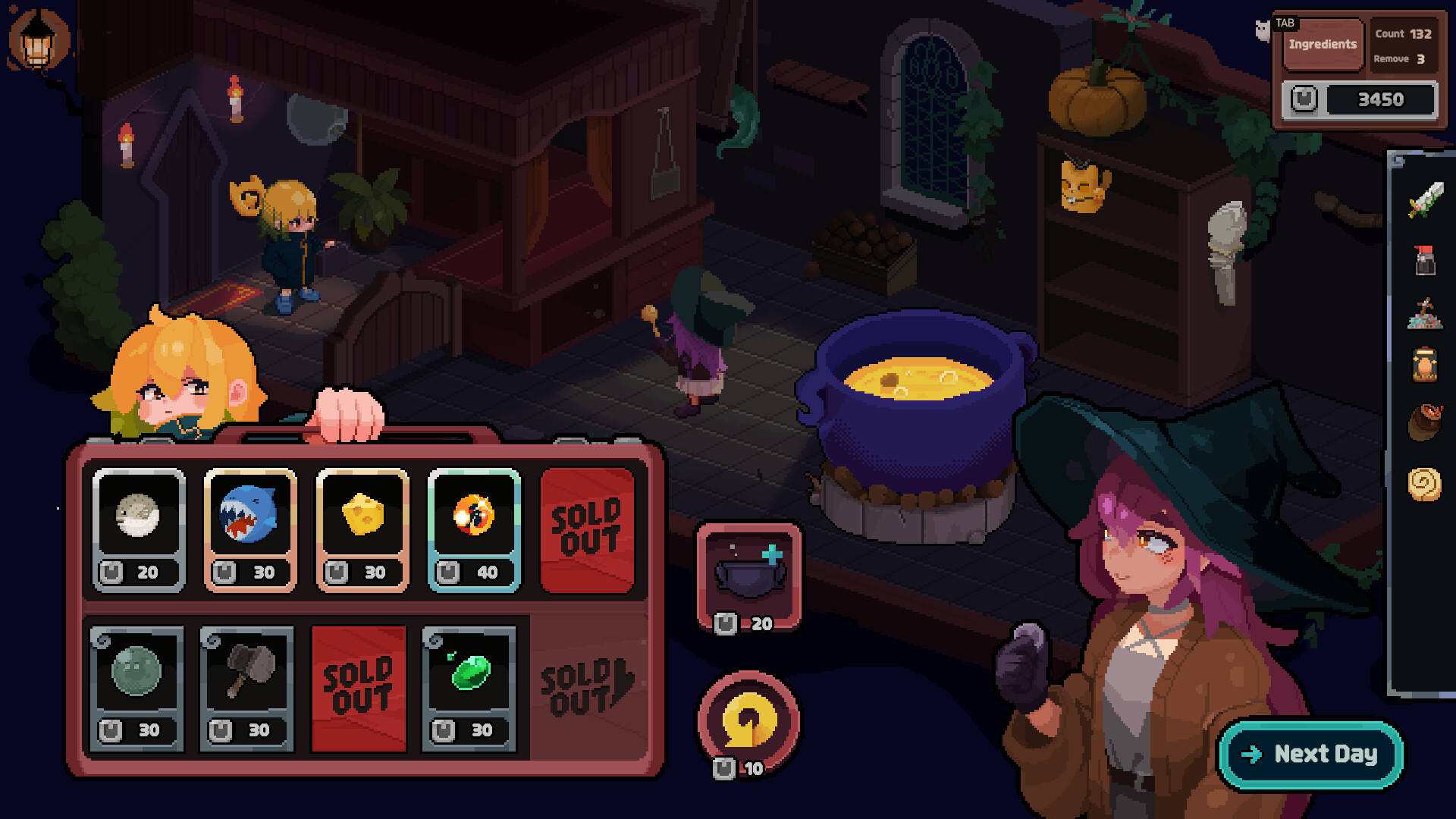 Kinny and the Cosmic Cauldron Screenshot 1