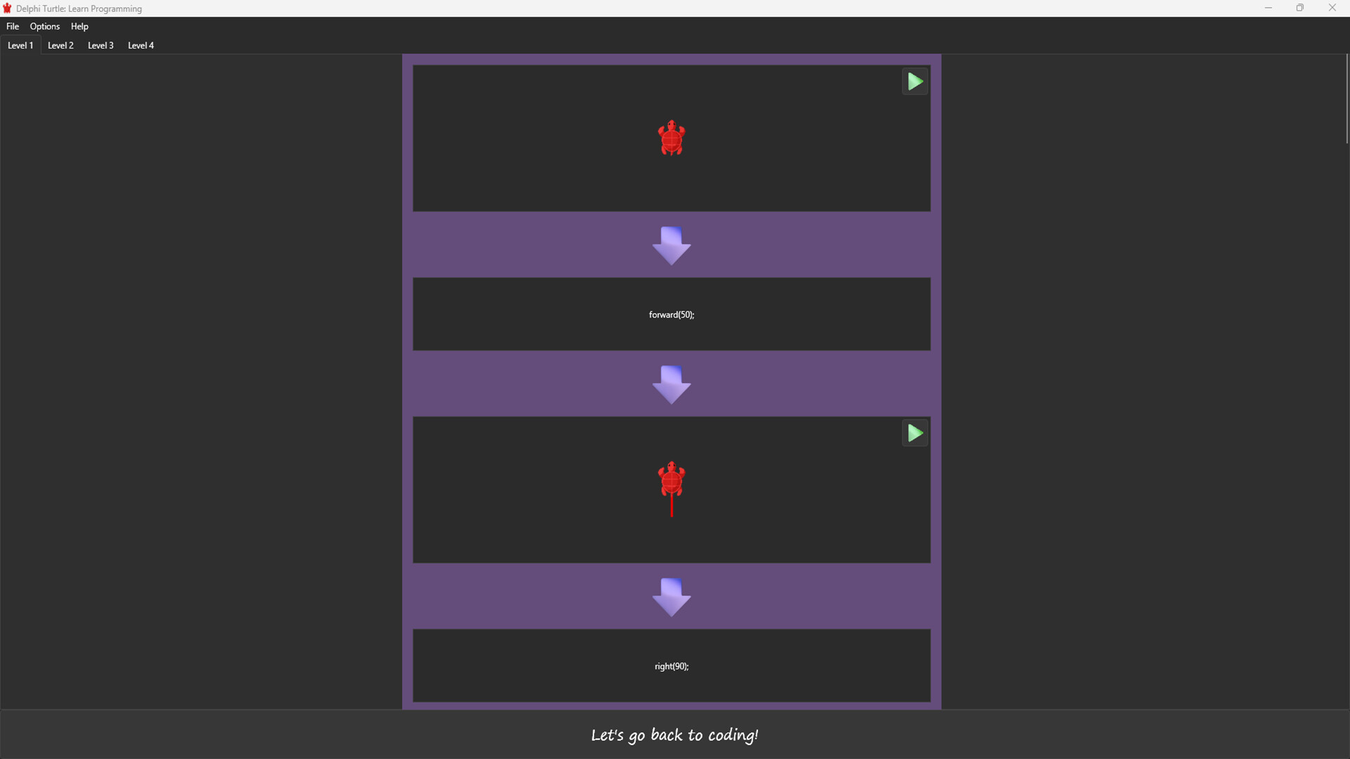 Delphi Turtle: Learn Programming Screenshot 2