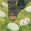 Careful steps icon