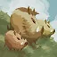 Happy family icon