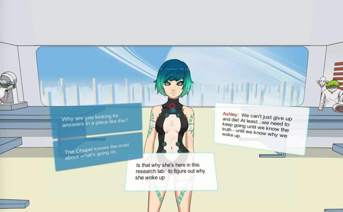 Angels & Demigods - SciFi VR Visual Novel Screenshot 2