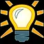 Illuminating icon