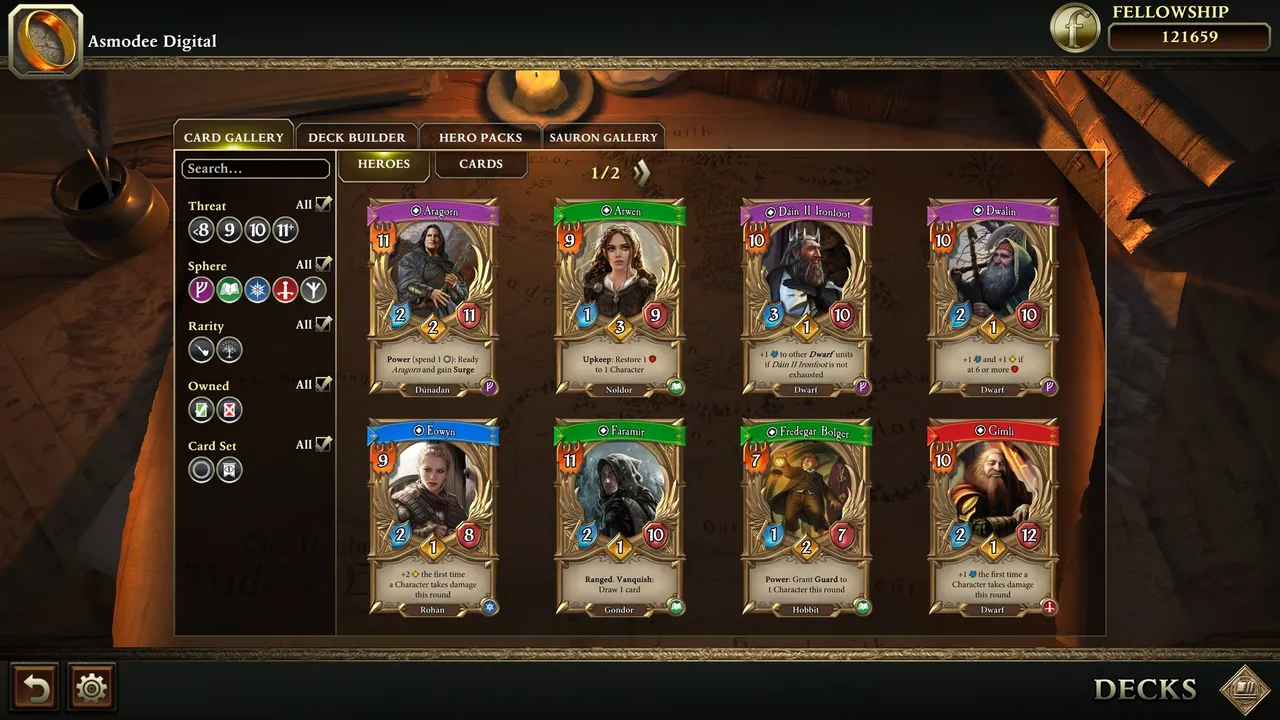The Lord of the Rings: Adventure Card Game - Definitive Edition Screenshot 8
