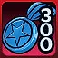Reach 300 Medals icon