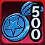 Reach 500 Medals icon