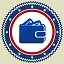 Wallet flush with cash icon
